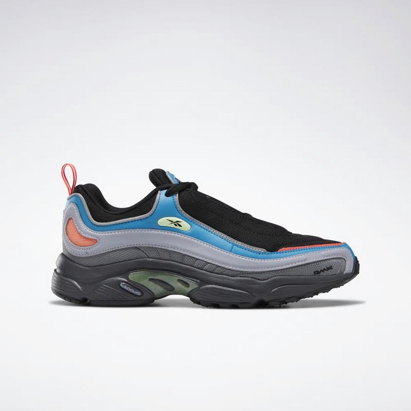 Tenisi Reebok Daytona Dmx Barbati Negrii/Albastri/Gri Romania YH8691FD